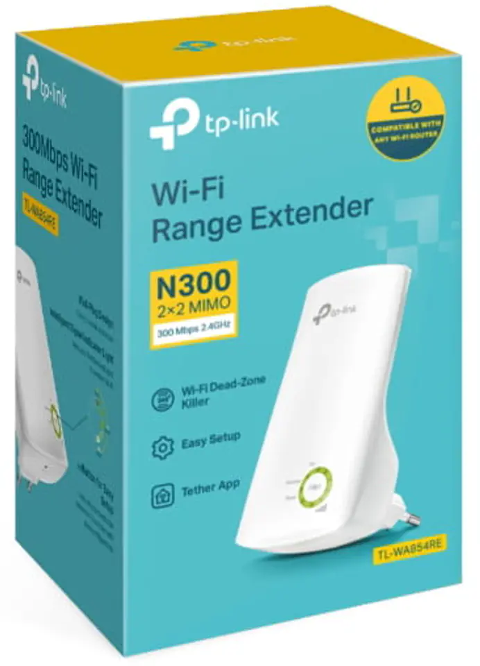 Wzmacniacz sieci wifi 300 Mb/s Tp-Link TL-WA854RE