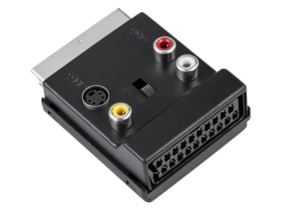 Przejściówka Euro na RCA i SVHS