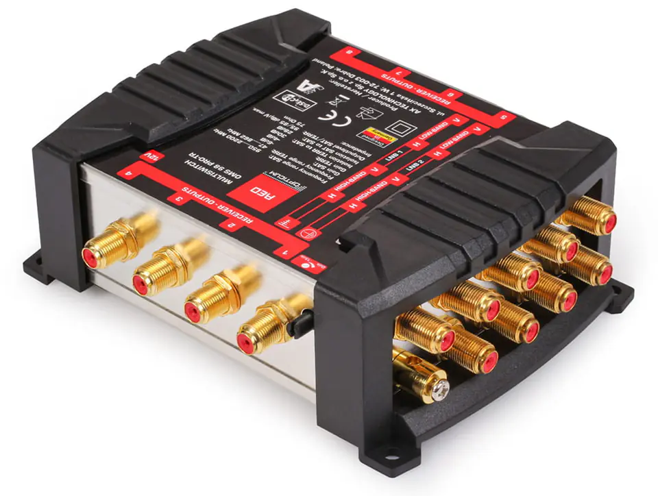 Multiswitch Opticum OMS 9/8 Pro-TR + zasilacz