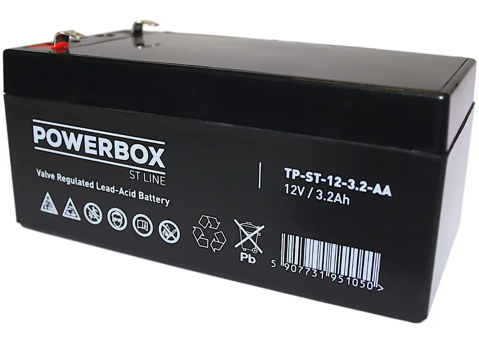 Maintenance-free gel battery AGM 12V 3,2Ah | Wasserman.eu