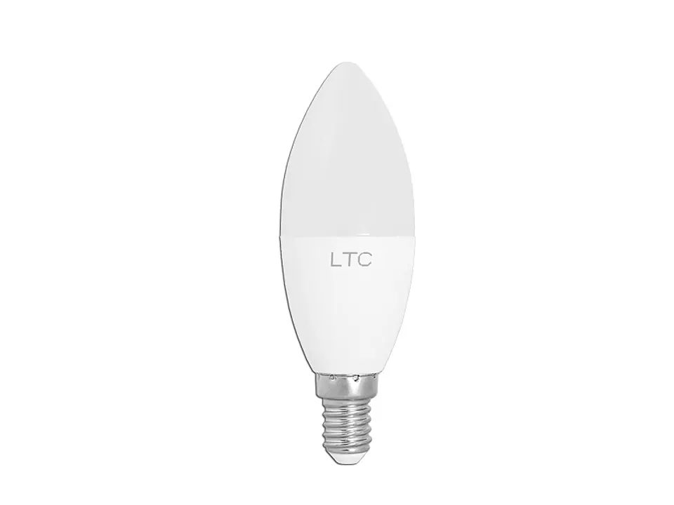 PS LTC LED bulb C37 E14 SMD 7W 230V, warm white light, 560lm. (1LM ...
