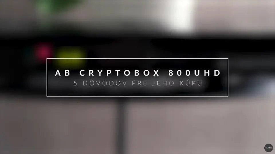 CryptoBox AB 800UHD 4K DVB-S2X H.265 HEVC