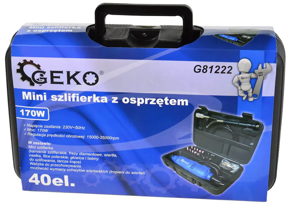 Geko G81222 z walizką