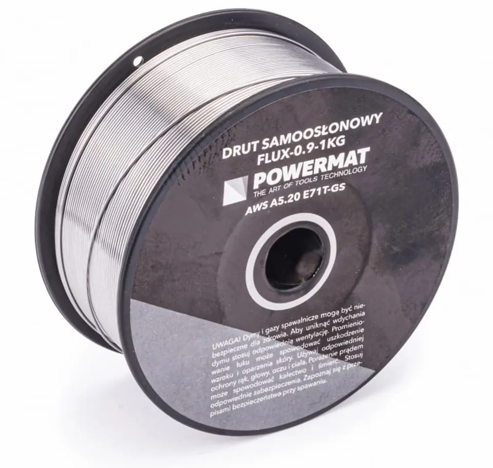 Drut spawalniczy rdzeniowy samoosłonowy 1kg (0.9 mm)