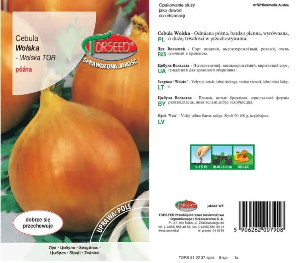 Nasiona Torseed Cebula Wolska 5g