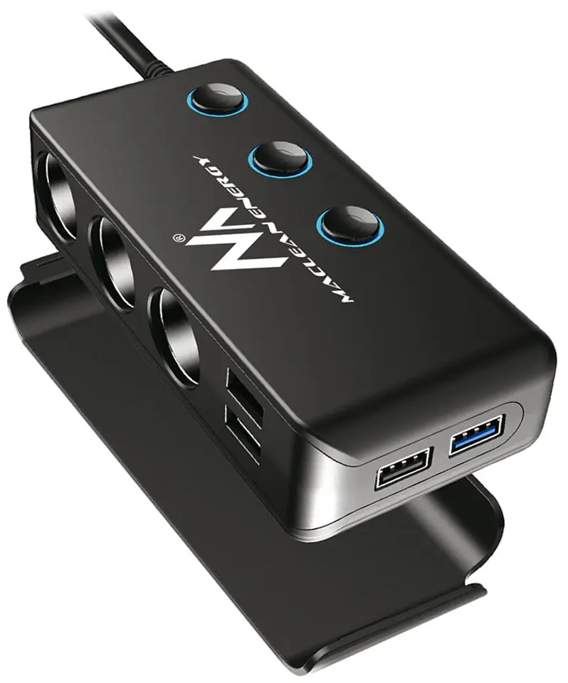 Rozdzielacz zapalniczki 3xgn 4xUSB 1xtPD 18W woltomierz