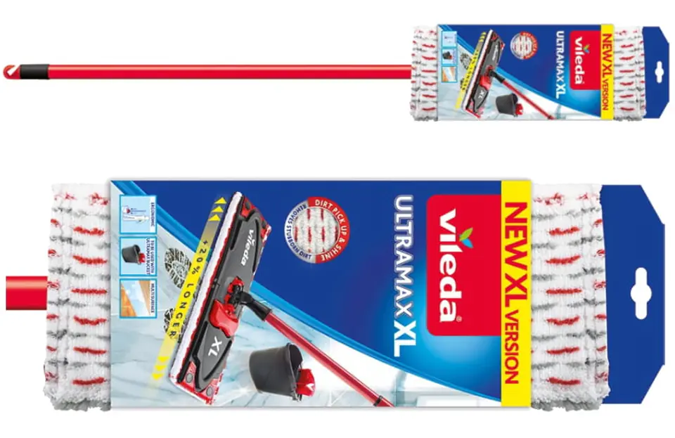 Vileda flat mop UltraMax XL 42cm telescopic handle