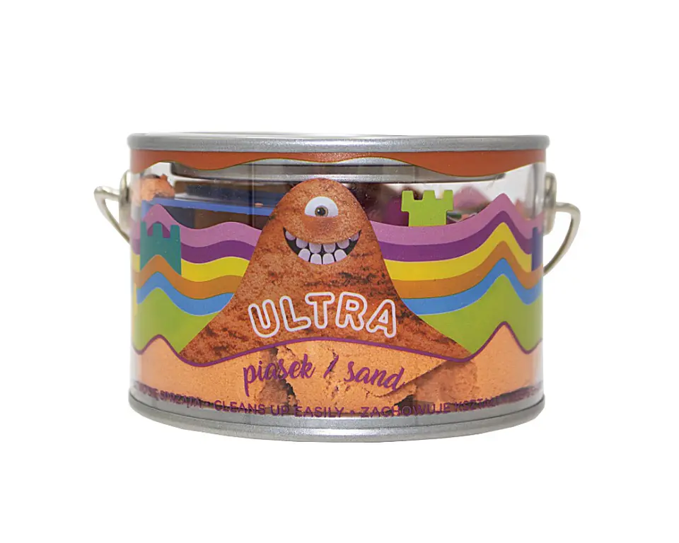 Sand Ultra Magic Sand 200 g 5 molds Castle orange | Wasserman.eu