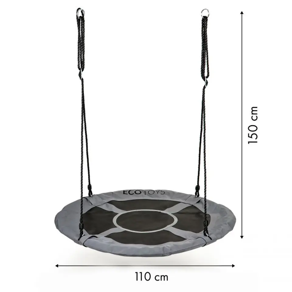 Huśtawka ogrodowa bocianie gniazdo 110 cm 150kg