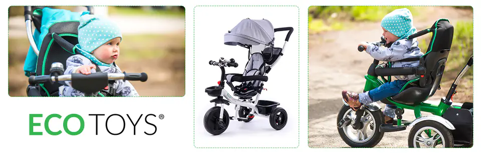 Bicycle Tricycle Trolley Swivel Seat Ecotoys