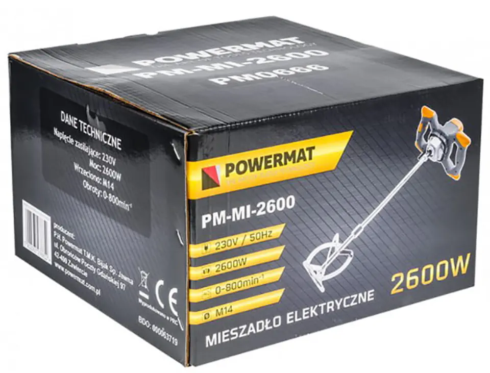 Mieszadło elektryczne Powermat PM-MI-2600