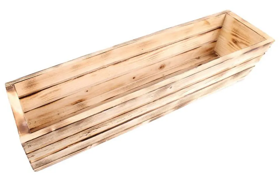 Opalana drewniana skrzynka balkonówka 70cm