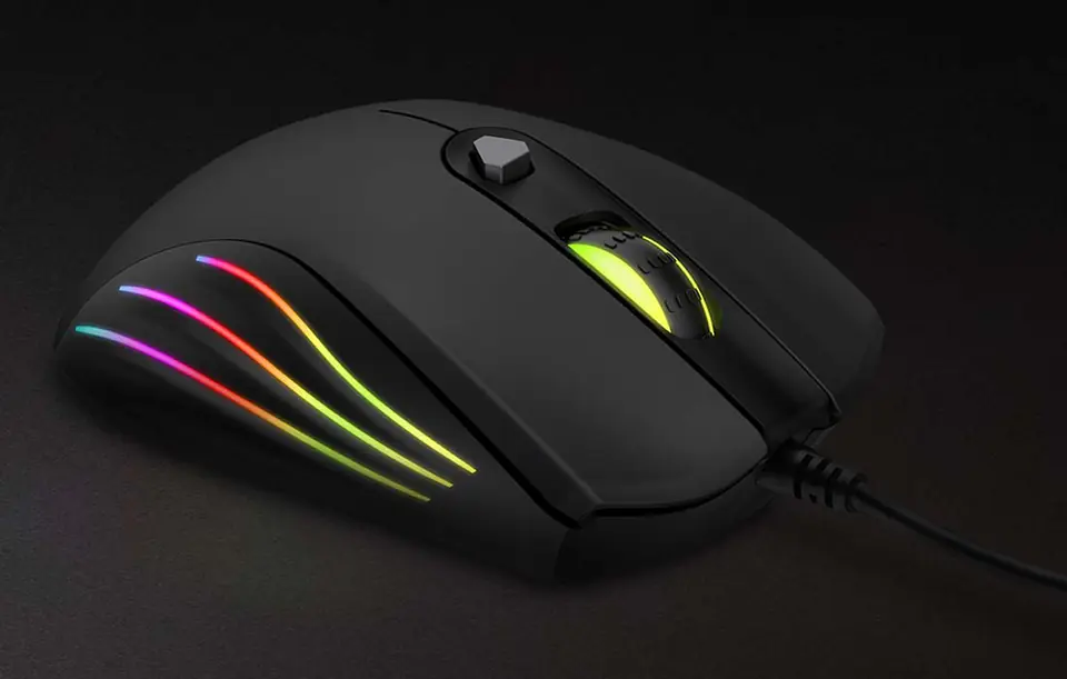 Havit GAMENOTE MS1002 RGB Gaming Mouse 1200-6400 DPI