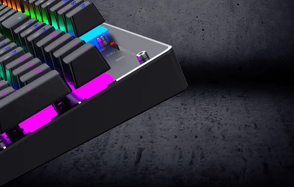 Havit KB856L RGB Mechanical Gaming Keyboard with Palm Rest