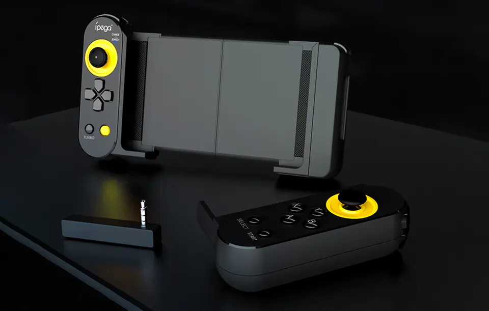 Kontroler bezprzewodowy / GamePad iPega Double Spike PG-9167 z uchwytem na telefon