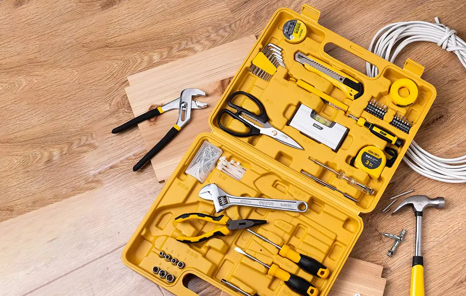 Zestaw narzędzi Deli Tools EDL1048J, 48 sztuk