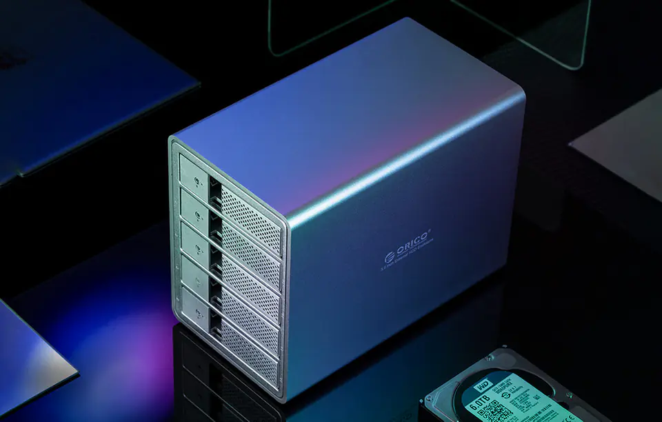 Orico external enclosure for 5 x HDD 3.5" USB 3.0 type B, RAID