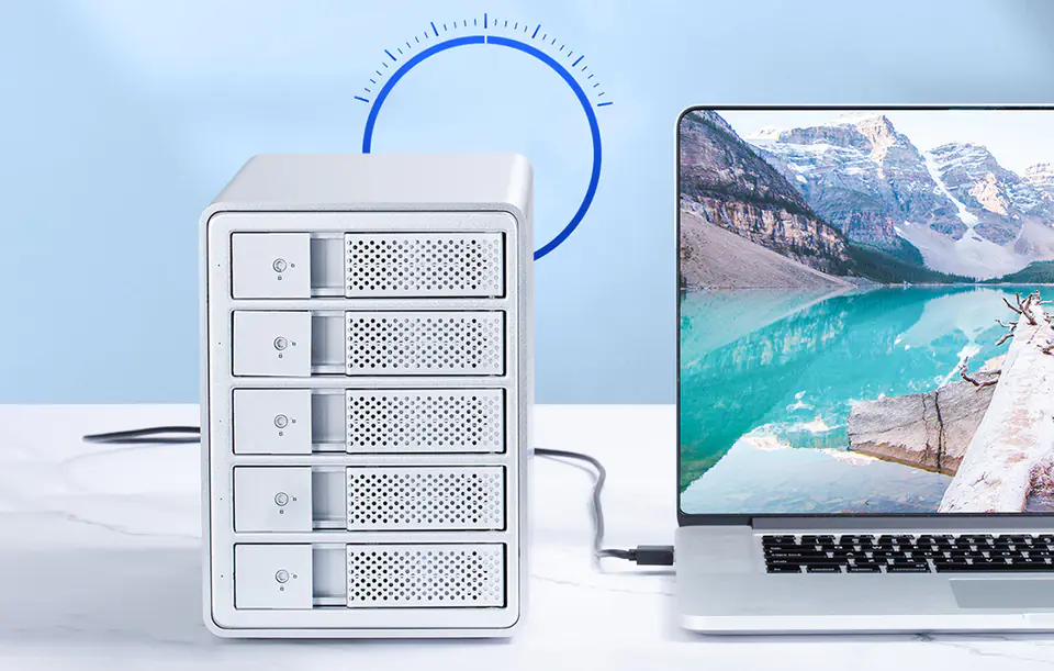 Orico external enclosure for 5 x HDD 3.5" USB 3.0 type B, RAID