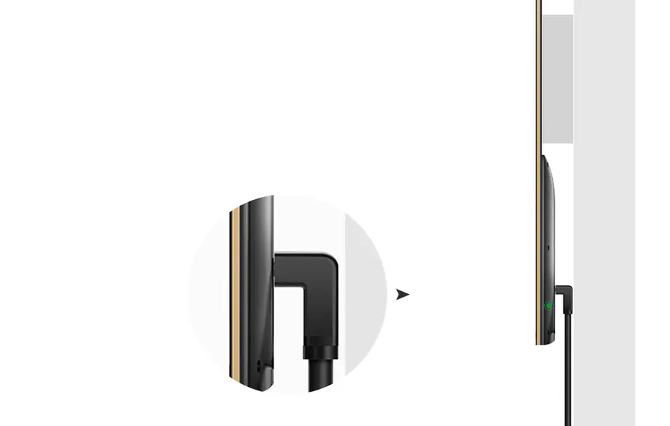 UGREEN HD103 HDMI - HDMI cable angled 4K, 2m (black)