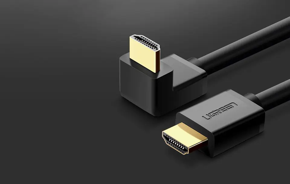 UGREEN HD103 HDMI - HDMI cable angled 4K, 2m (black)