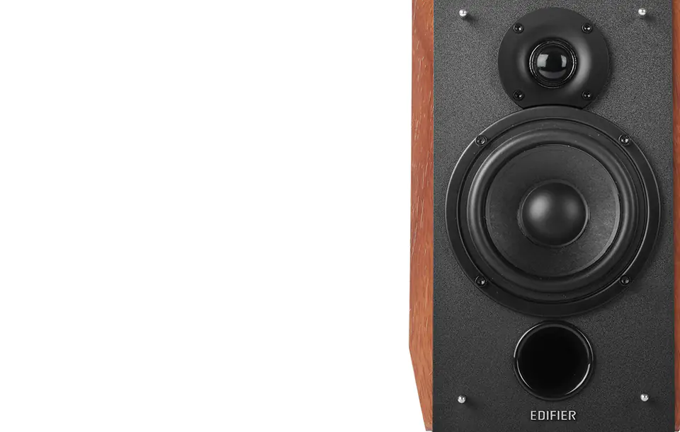 2.0 Edifier R1700BTs Speakers (brown)