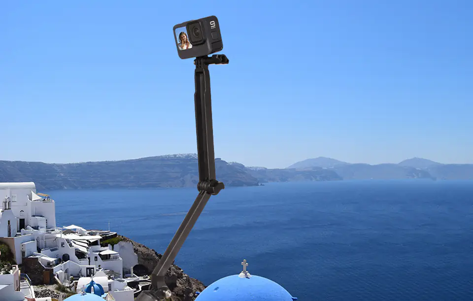 Wodoodporny selfie stick Telesin 360° do kamer sportowych (GP-MFW-300)