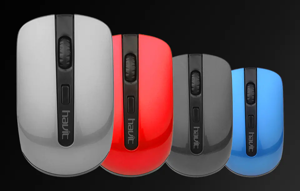 Wireless Universal Mouse Havit MS989GT (Black & Red)