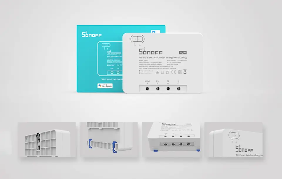 Sonoff POWR3 Smart WiFi Switch High Power