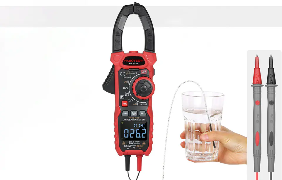 Digital clamp meter Habotest HT208A