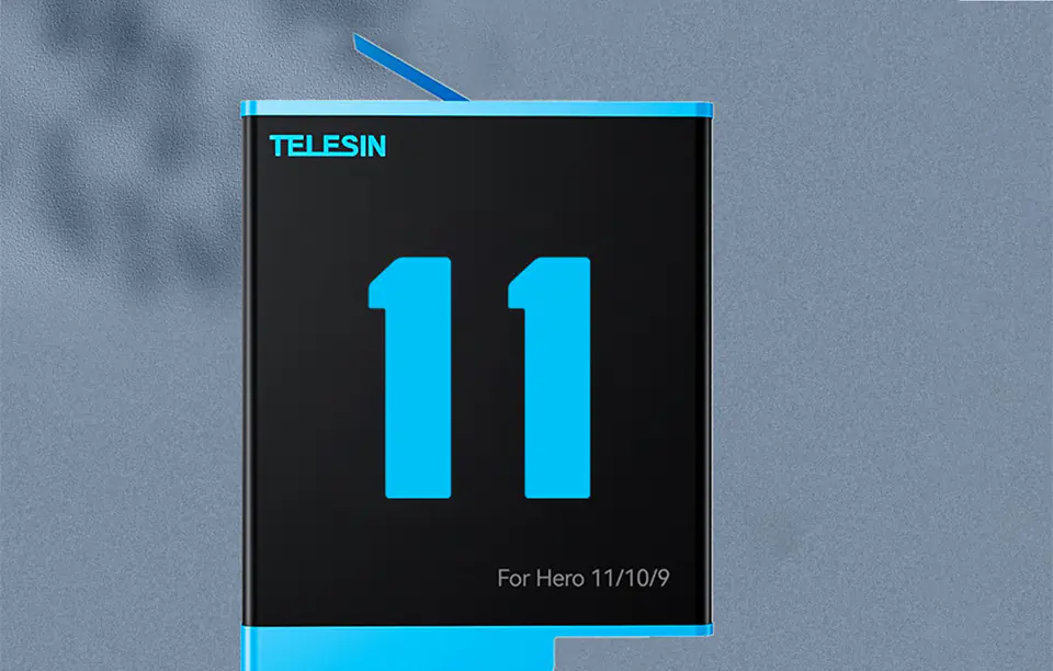 Ładowarka trójkanałowa Box Telesin + 3 akumulatory do GoPro Hero 11 / 10 / 9