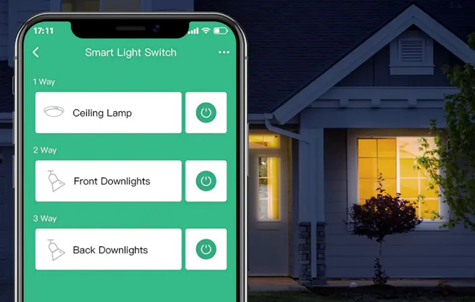 BroadLink TC3-EU-2 Wi-Fi Smart Light Switch (2-channel - set with S3 hub)