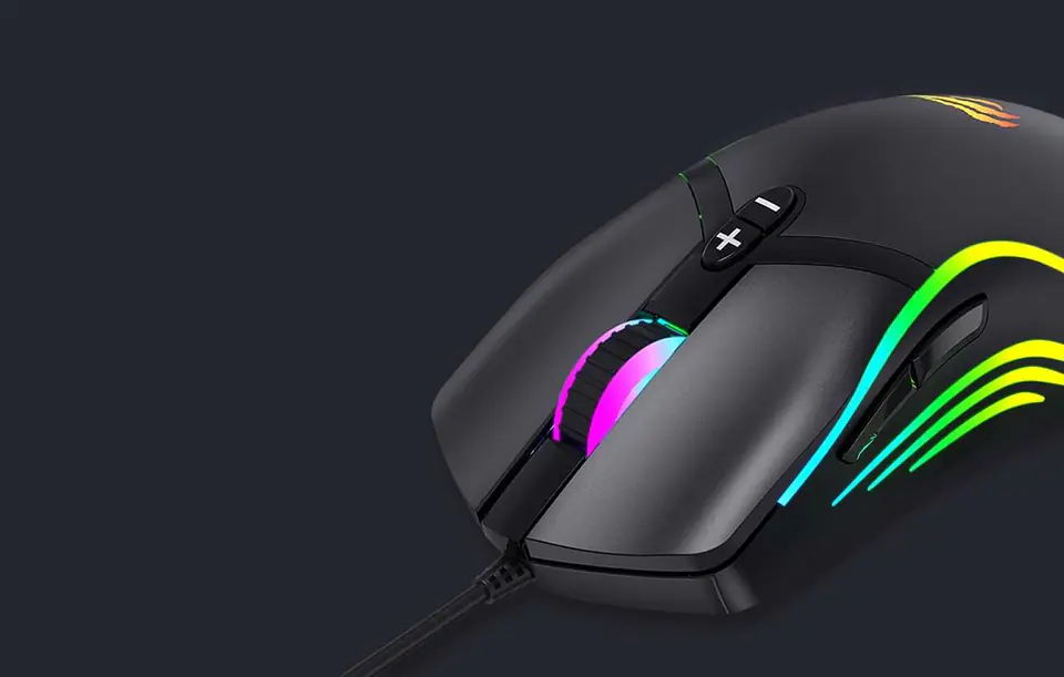Havit MS1026 RGB 1000-6400 DPI Gaming Mouse