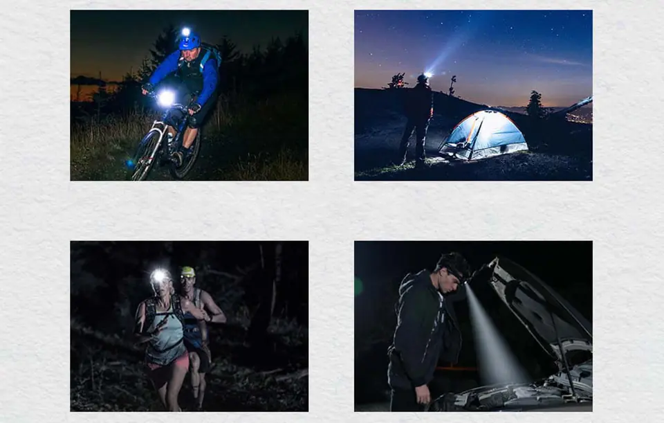 Superfire HL55 headlamp, 150lm, USB-C