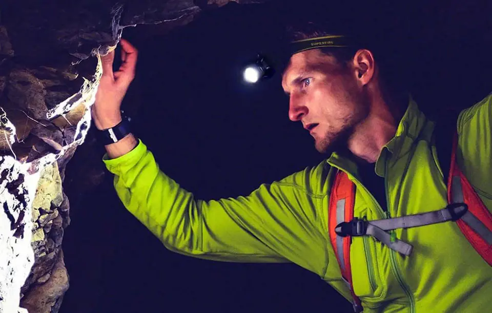 Superfire HL55 headlamp, 150lm, USB-C