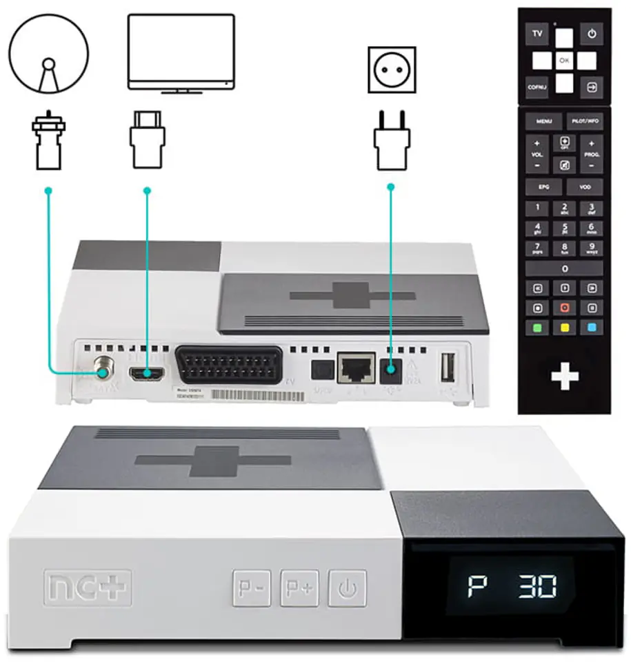 Dekoder DSIW74 z wifi