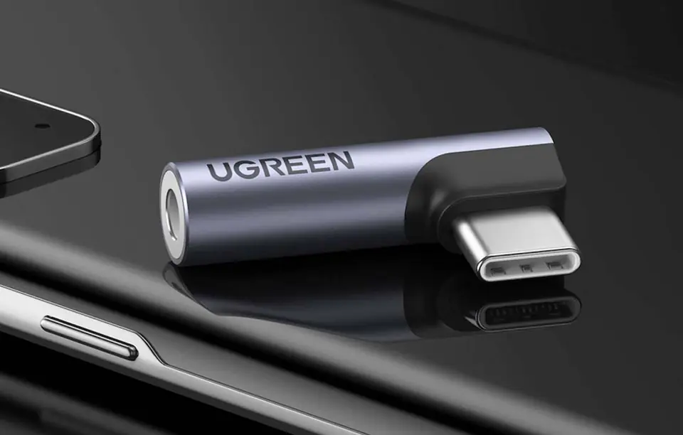 Audio adapter UGREEN AV154 USB-C to mini jack 3.5mm