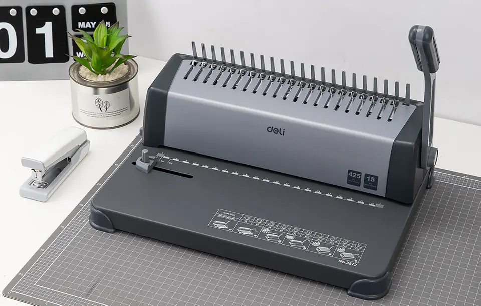 Binding machine Deli E3872 | Wasserman.eu