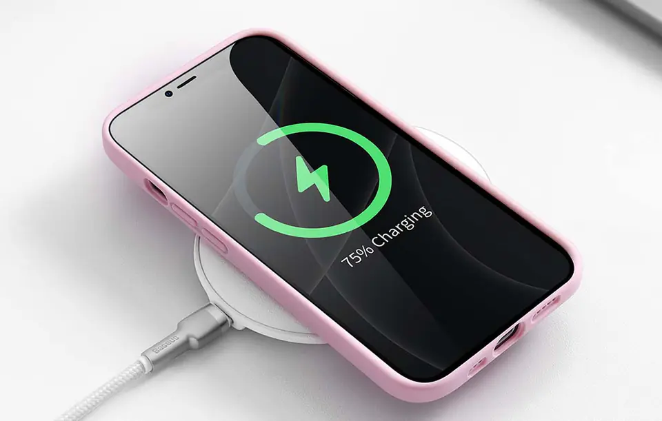 Baseus Liquid Silica Case for iPhone 13 Pro (Pink)