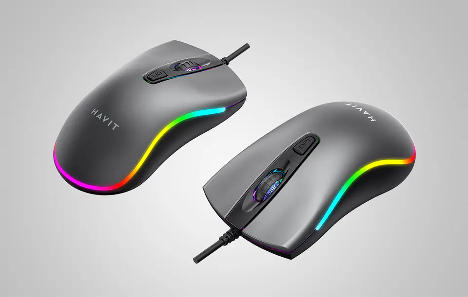 Mysz uniwersalna Havit MS72 RGB