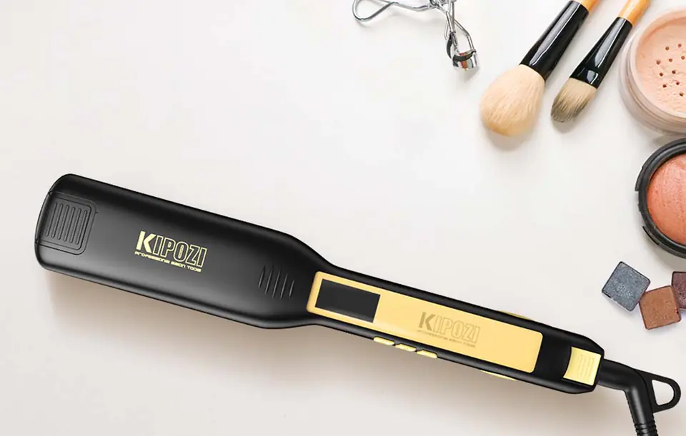 Kipozi professional titanium cheap flat iron hair straightener