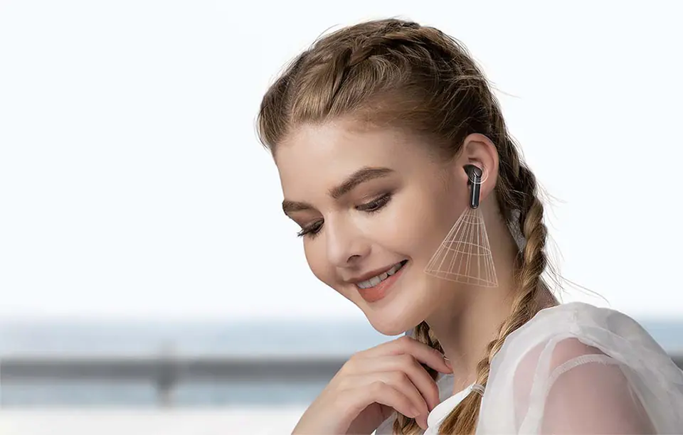 Soundpeats TrueAir 2 headphones (black)