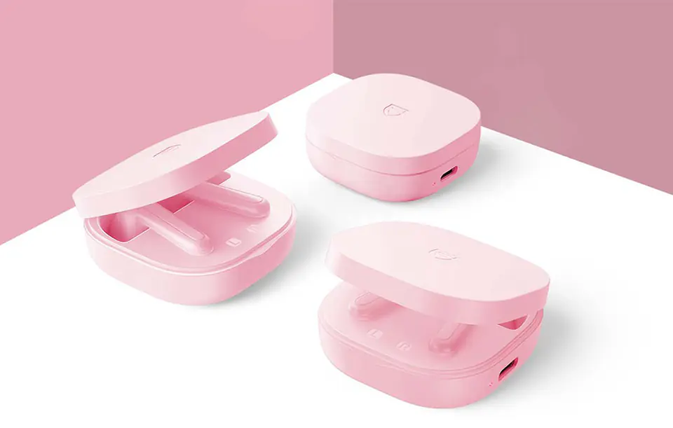 Soundpeats TrueAir 2 headphones (pink)