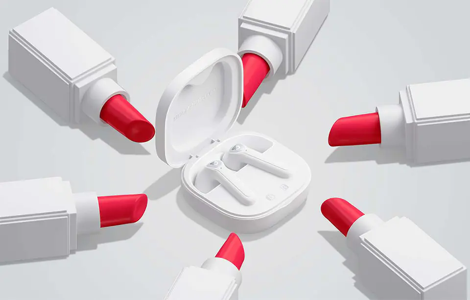 Soundpeats TrueAir 2 headphones (white)