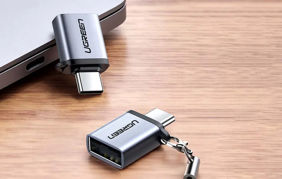 Adapter USB do USB-C 3.1 UGREEN US270 (szary)