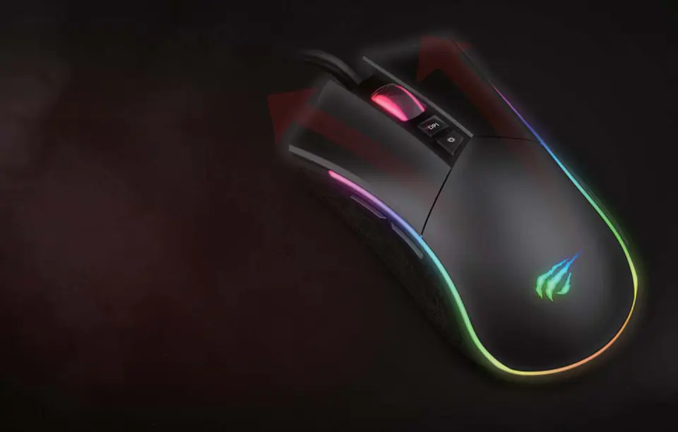 Havit GAMENOTE MS1001S RGB 800-4800 DPI Gaming Mouse