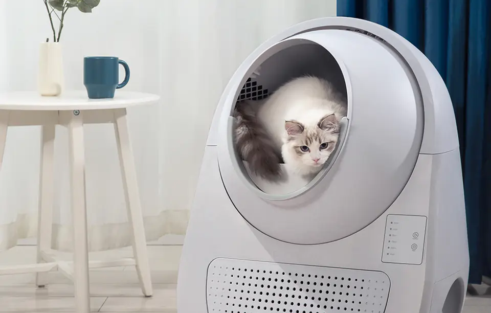 Inteligentna samoczyszcząca kuweta dla kotów Catlink Scooper Young Version