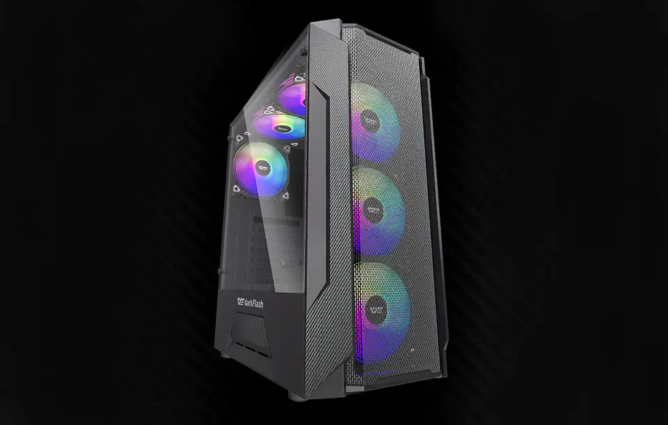 Computer case Darkflash LEO (black)