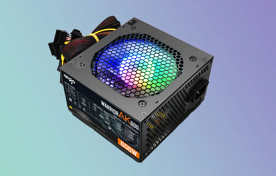 Zasilacz RGB do komputera Aigo AK600 (czarny)