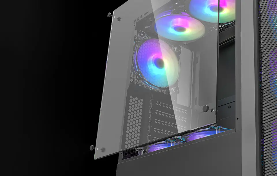 Computer Case Darkflash Wave (black)