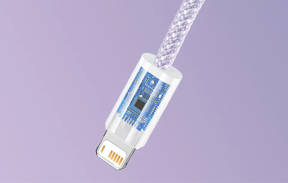 Kabel USB do Lightning Baseus Dynamic, 2.4A, 2m (Fioletowy)